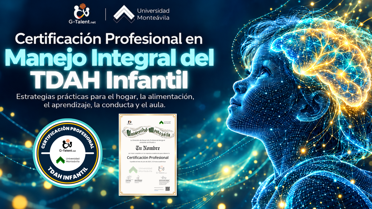 Certificación Profesional en Manejo Integral del TDAH Infantil