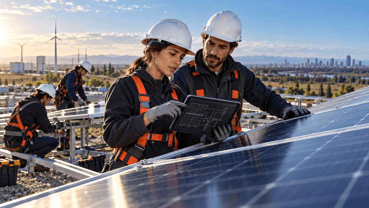 Curso de energía solar en Argentina 2026: qué aprender, salida laboral y ruta para empezar - G-Talent.Net