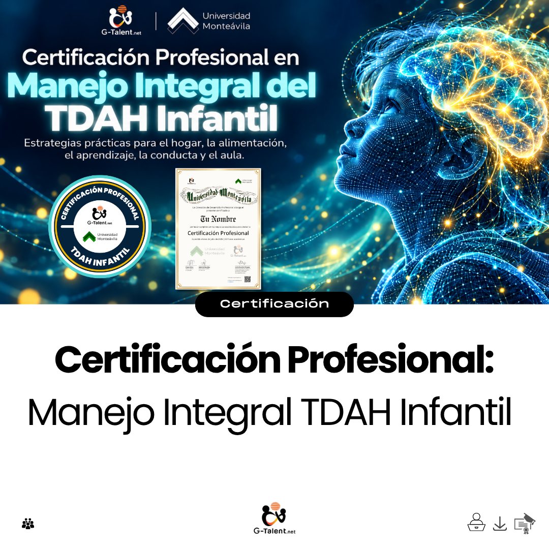 Certificación Profesional en Manejo Integral del TDAH Infantil